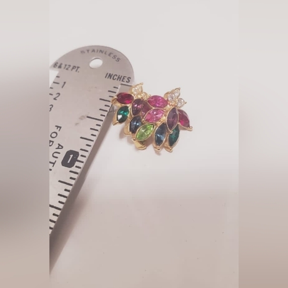 Colorful Rhinestone Earrings. 🌴 - Picture 7 of 9